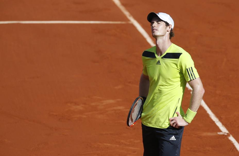 Parigi, 6 giugno 2014: Andy Murray esce in semifinale al Roland Garros eliminato da Rafa Nadal (Epa)